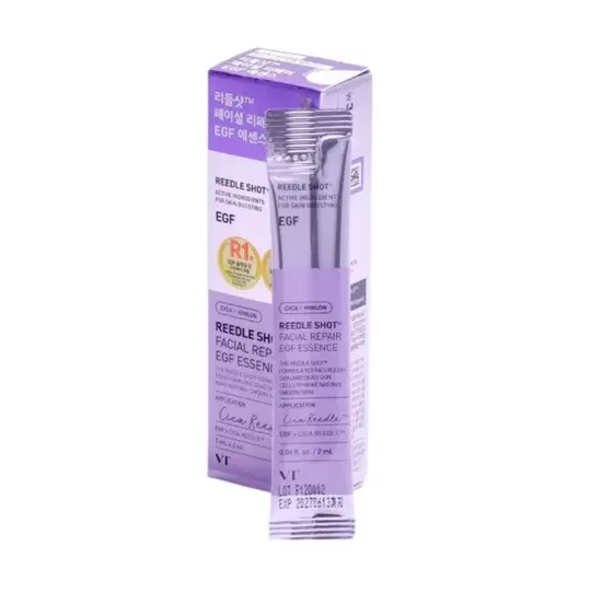 Восстанавливающая эссенция с EGF и микроиглами VT Cosmetics Reedle Shot Facial Repair EGF Essence 